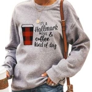Hallmark Movie and Coffee Day Sweatshirt
